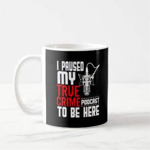 Sankt brottslig podcast Fläkt Funny Gift Kaffemugg
