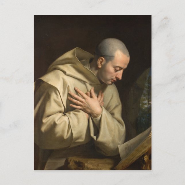 Sankt Bruno av Philippe de Champaigne Vykort (Framsida)