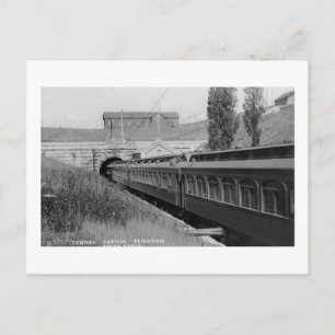 Sankt Clair River-tunneln - Vintage Louis Pesha Vykort