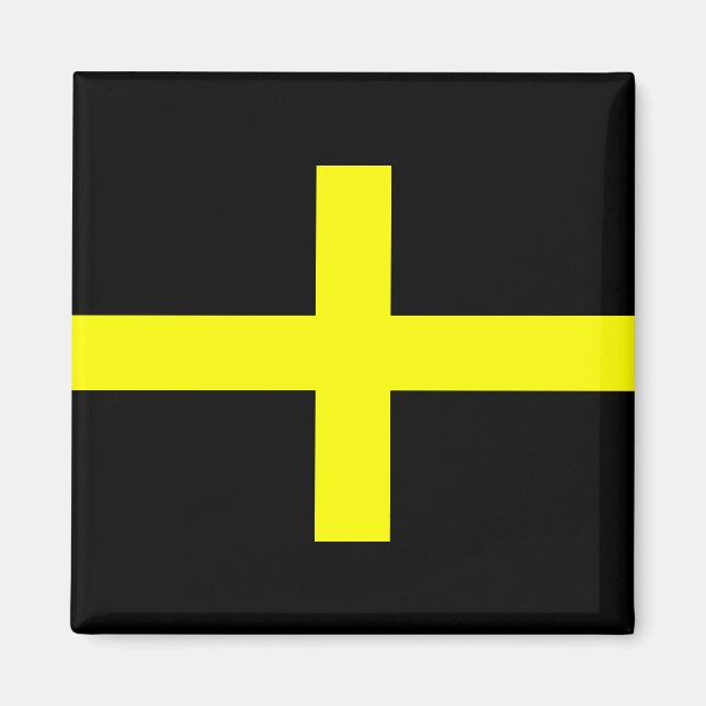 Sankt Davids flagga Magnet (Framsidan)