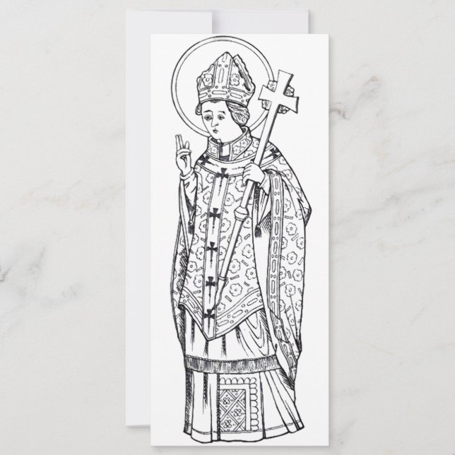 Sankt Deiniol abbot och biskop Inbjudningar (Framsida)