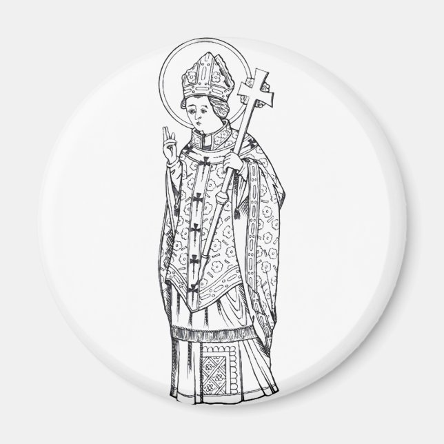 Sankt Deiniol Abbot och Biskop Magnet (Framsidan)