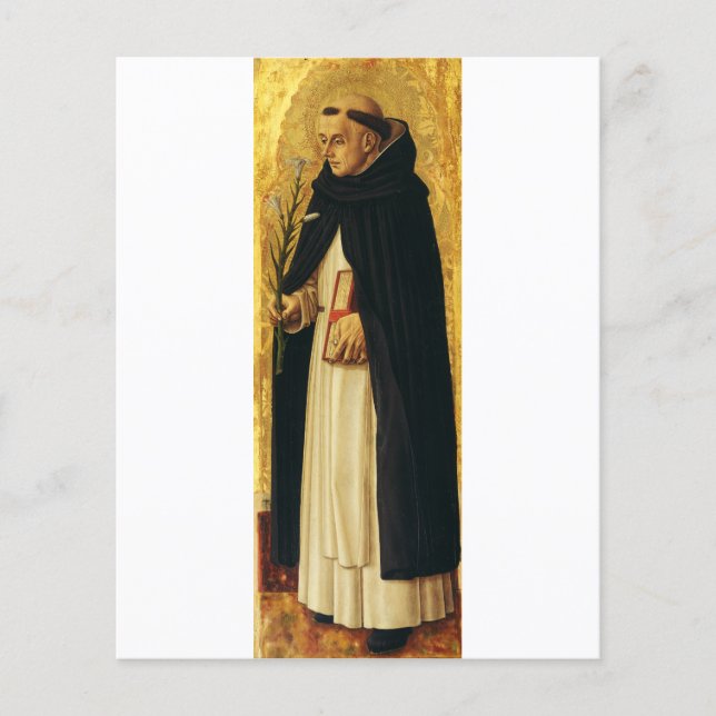 Sankt Dominik av Carlo Crivelli Flygblad (Framsidan)