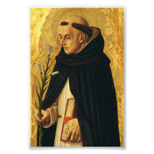 Sankt Dominik av Carlo Crivelli Fototryck