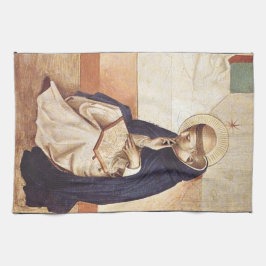 Sankt Dominik av Fra Angelico Renässans Konstnärli Kökshandduk
