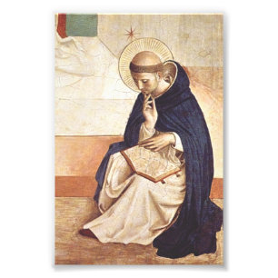 Sankt Dominik av Fra Angelico Renässans Konstverk Fototryck
