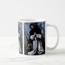 Sankt Dominik badar av El Greco Kaffemugg