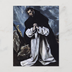 Sankt Dominik badar av El Greco vykort