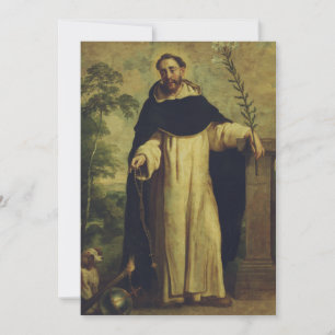 Sankt Dominik de Guzman Julkort