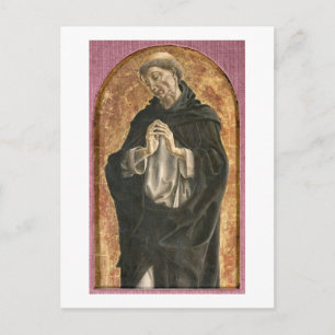 Sankt Dominik (tempera på panel) Vykort