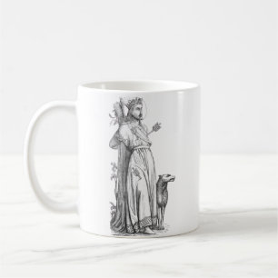 Sankt Edmund Martyren Kung av Östanglerna Kaffemugg