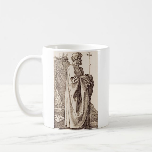 Sankt Filip aposteln av Albrecht Dürer Kaffemugg (Vänster)