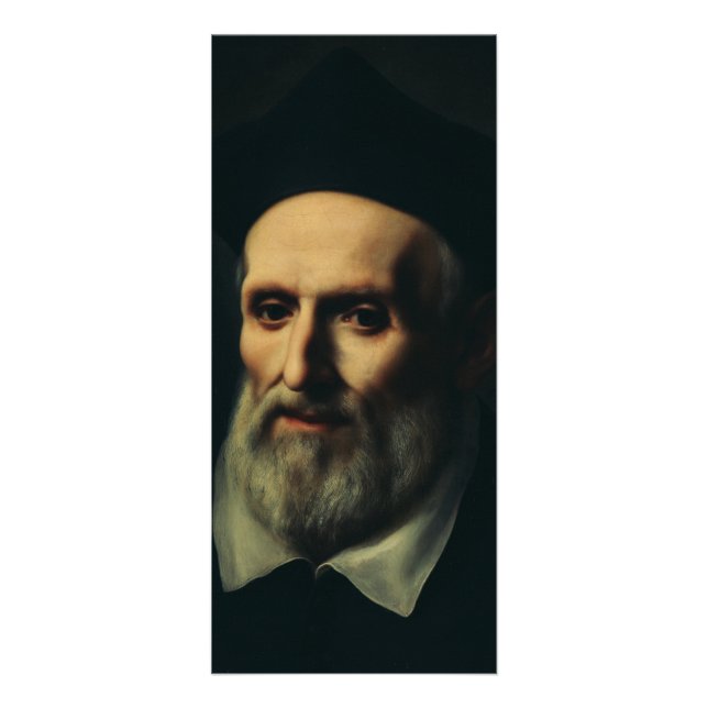 Sankt Filip Neri, andra aposteln i Rom, konst Reklamkort (Framsidan)