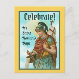 Sankt Florian med hink (Klart väder; M 019) Vykort