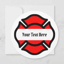 Sankt Florians cirkulära blankgratulationskort i K