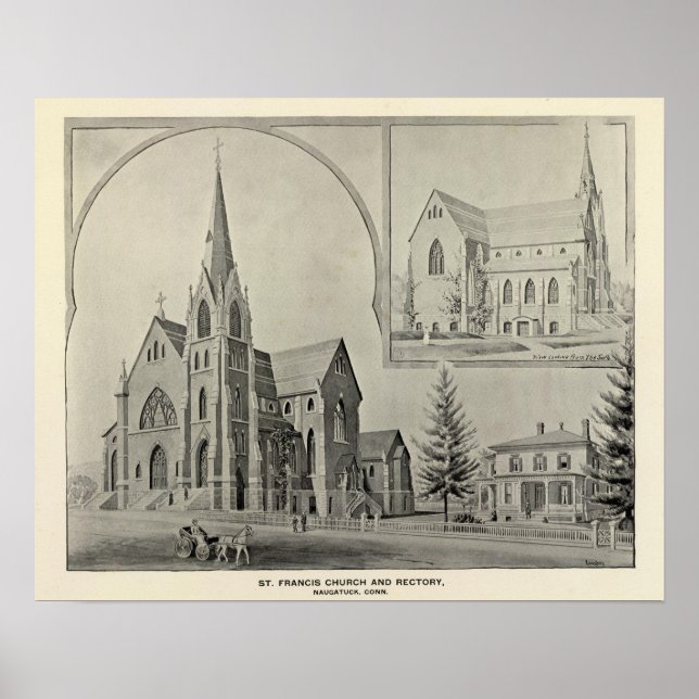 Sankt Francis Church, Naugatuck Poster (Framsidan)