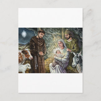 Sankt Francis Natiativitetscen, jul, Faith, Gift Helg Vykort