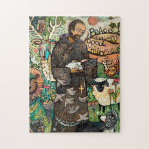 Sankt Francis Peace Puzzle Pussel