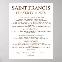 Sankt Francis Prayer för sällskapsdjur