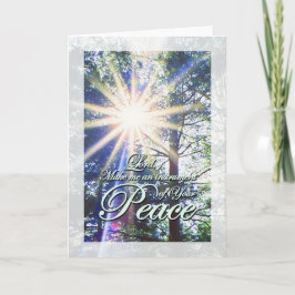 Sankt Francis Prayer Peace Kort