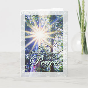 Sankt Francis Prayer Peace Kort