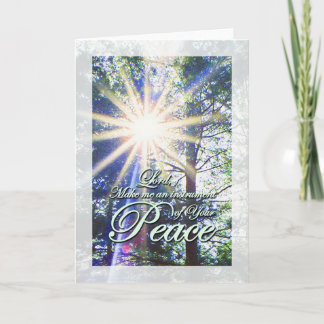 Sankt Francis Prayer Peace Kort