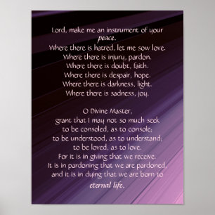 Sankt Francis-Prayer Poster