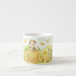 Sankt Francis - seronen till fåglar och djur Espressomugg