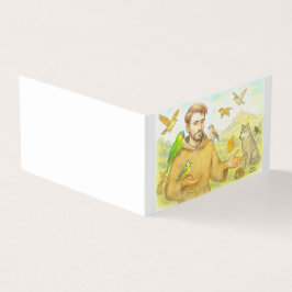 Sankt Francis - seronen till fåglar och djur Visitkort