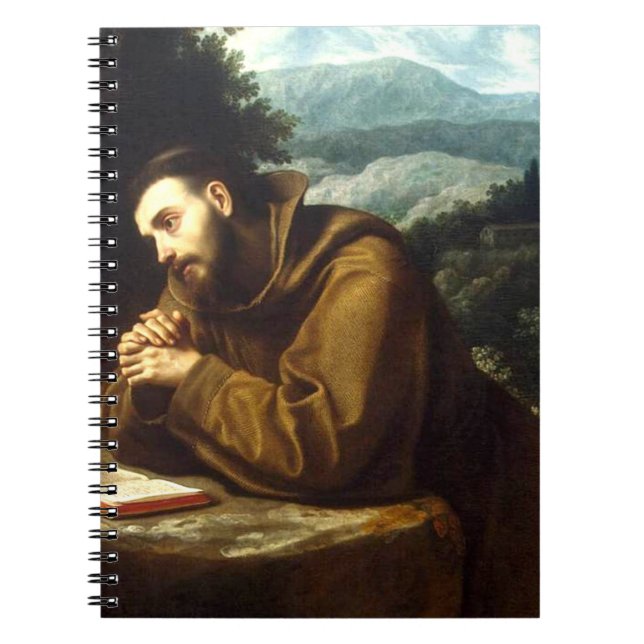 Sankt Franciskus av Assisi Anteckningsbok (Framsidan)