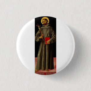 Sankt Franciskus av Assisi av Antoniazzo Romano Knapp