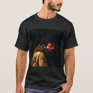 Sankt Franciskus av Assisi av Caravaggio Barock ko T Shirt
