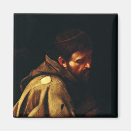 Sankt Franciskus av Assisi av Caravaggio Magnet