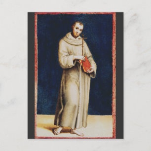 Sankt Franciskus av Assisi av Rafael Renässanskons Vykort