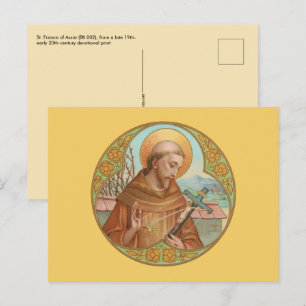 Sankt Franciskus av Assisi (BK 002) vykort