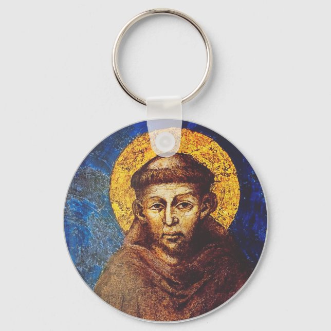 Sankt Franciskus av Assisi Kantiken om skapelsen Nyckelring (Framsida)