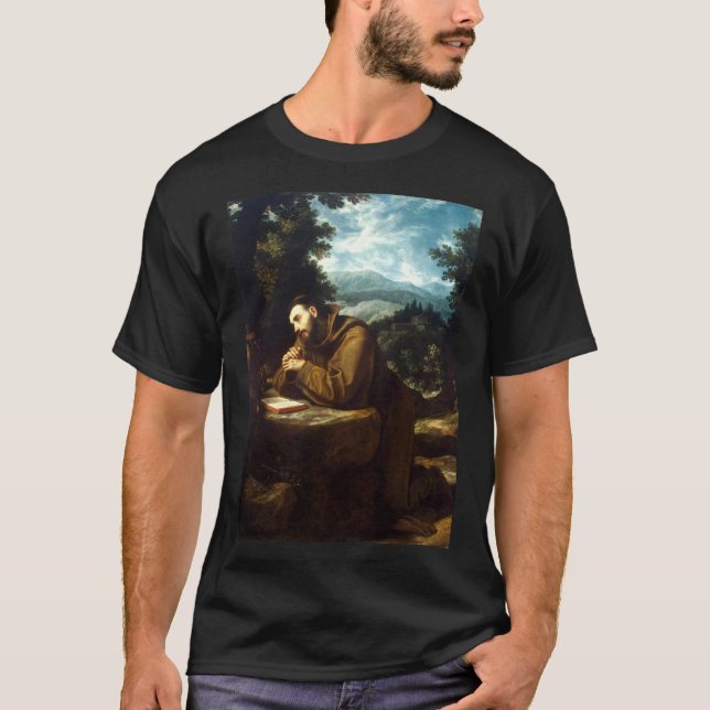 Sankt Franciskus av Assisi T Shirt (Framsida)