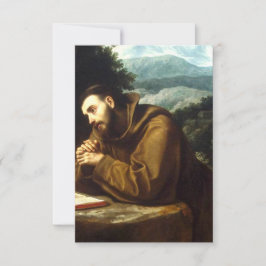 Sankt Franciskus av Assisi Tack Kort