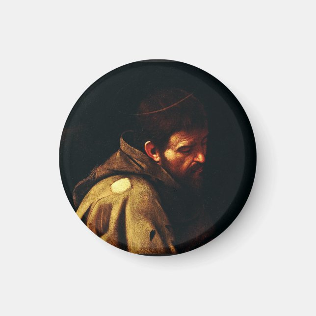 Sankt Franciskus av Caravaggio Barockens mästerver Magnet (Framsidan)