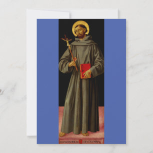 Sankt Franciskus från Assisi av Antoniazzo Romano Julkort