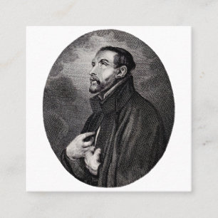 Sankt Franciskus Xavier Fyrkantigt Visitkort