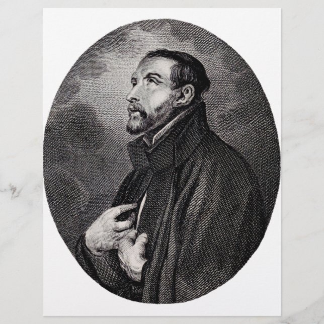 Sankt Franciskus Xavier Reklamblad (Framsidan)