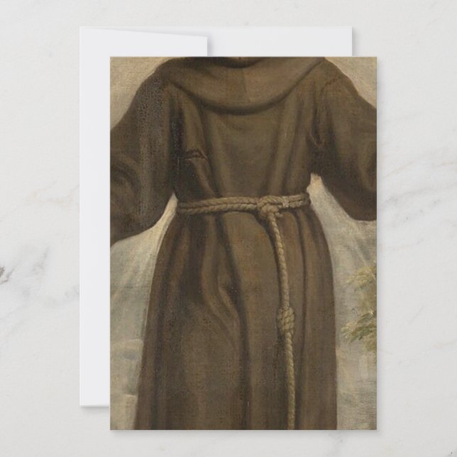 Sankt Frans av Assisi Inbjudningar (Framsida)