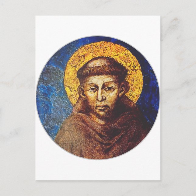 Sankt Frans av Assisi - Solens sång Vykort (Framsida)