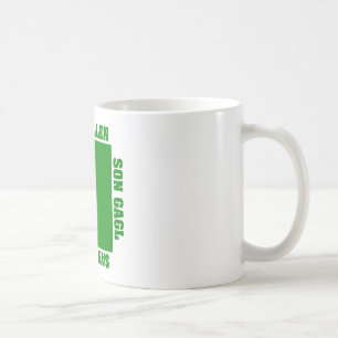 Sankt Gallen Schweitz Cantonflagga Kaffemugg
