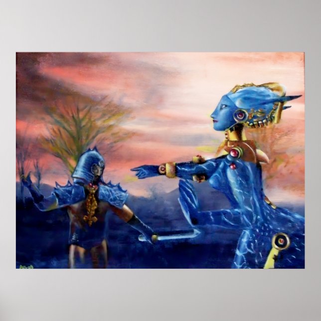SANKT GEORGE OCH UTLANDSK DRAGON POSTER (Framsidan)