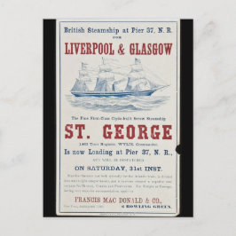 Sankt George-skruvskepp 1863 Vykort