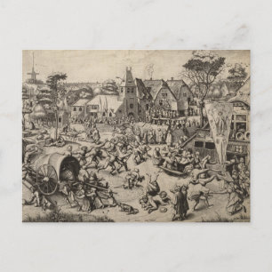 Sankt Georges Day av Pieter Bruegel Vykort
