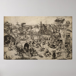 Sankt George's Day Pieter Bruegel Poster