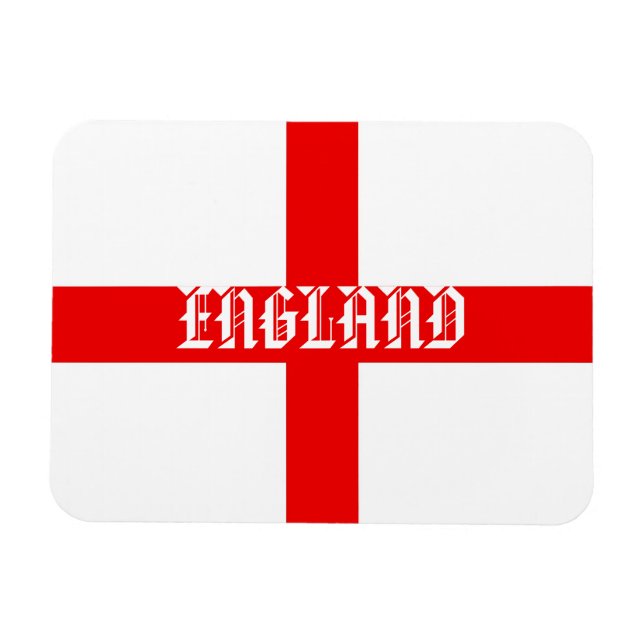 Sankt George's kor England magnet. Magnet (Horisontell)